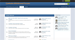 Desktop Screenshot of cymbaltawithdrawal.com